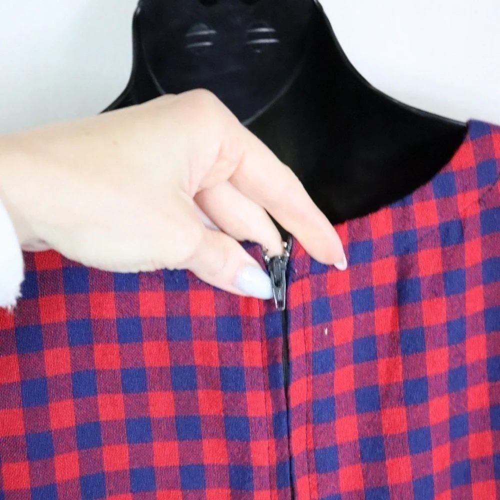 MATA TRADERS Checkered A-Line Dress - OFFERS WELCOME - Picture 9 of 14